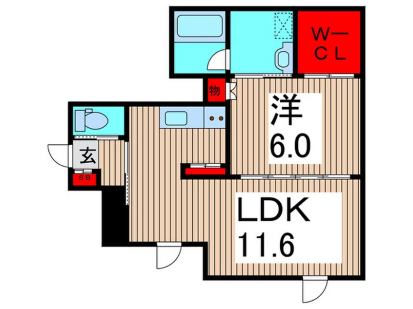 間取図 ARUITTE　AOI