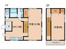 二子貸家 2DKの間取り