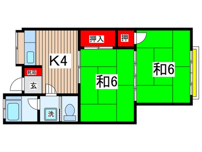 間取図 橘ハイツ