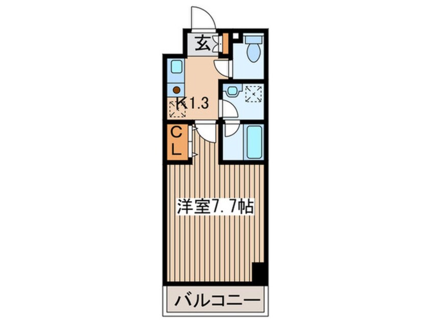 間取図 テラス府中