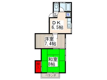 間取図 パレスホリケ９