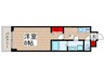 オープンブルーム東向島 1Kの間取り