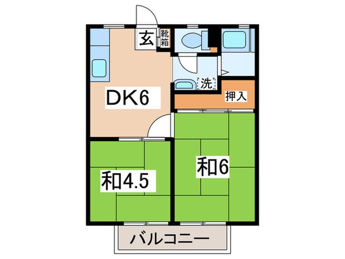 間取り図 大倉山マリンハイツ