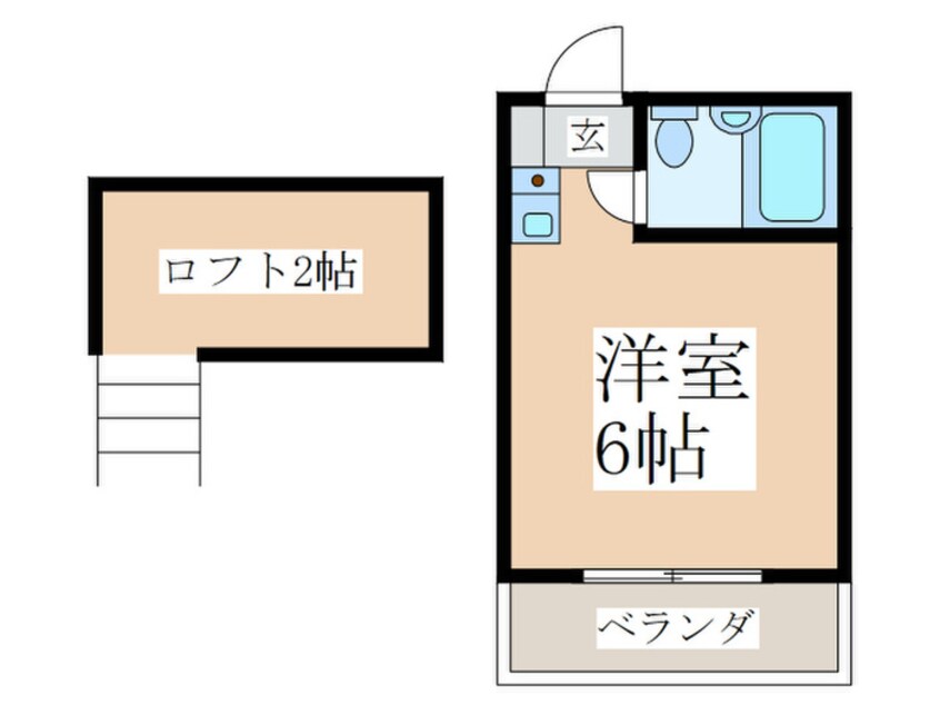 間取図 ｼﾃｨﾊｲﾂ田安