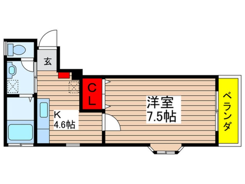 間取図 ウイステリア東大泉