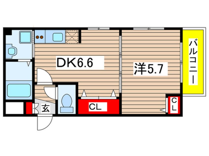 間取図 DAIYA RESIDENCE CHIBA