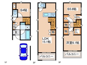 間取図 Kolet古淵＃04