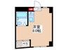 アパートメント石原 1Rの間取り