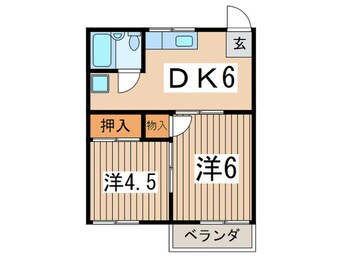 間取図 メゾンブロ－Ａ