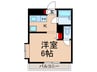 池袋ﾊｲﾂ 1Kの間取り