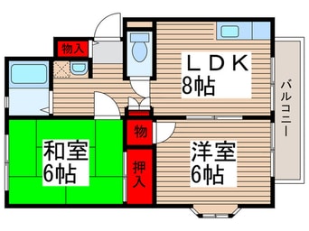 間取図 クレール相模台