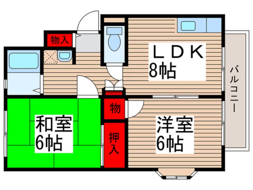 間取図 クレール相模台