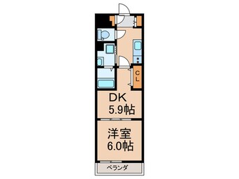間取図 Fossette幡ヶ谷