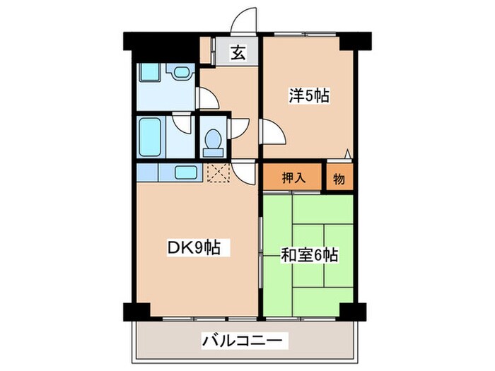 間取り図 コンフォ－トソシアＫ