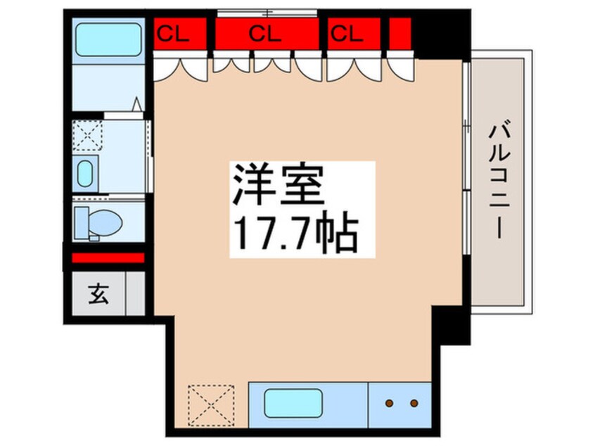 間取図 クレアトーレ日暮里