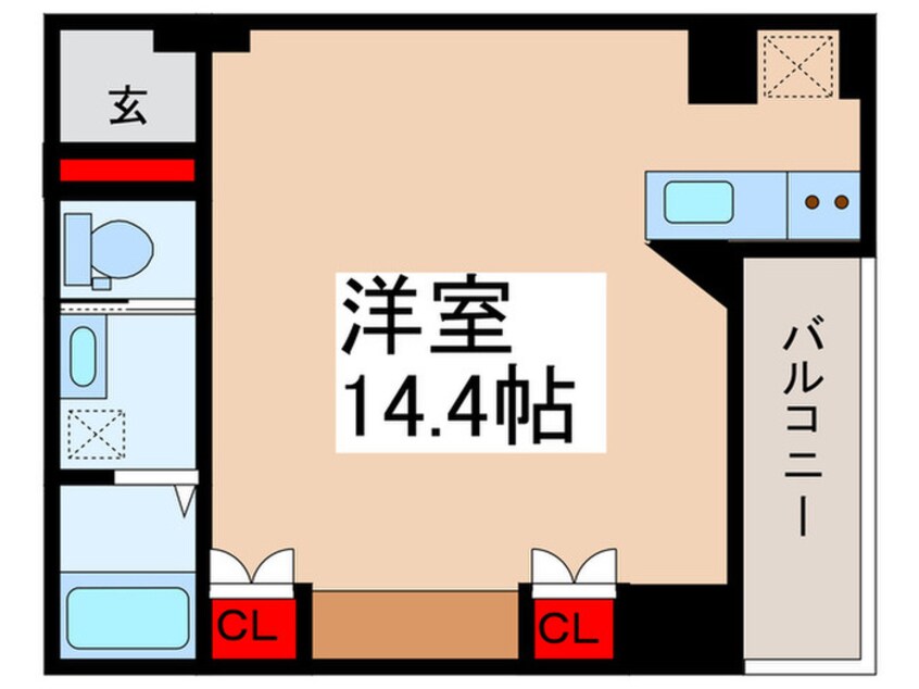 間取図 クレアトーレ日暮里