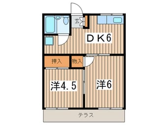 間取図 メゾンブロ－Ｃ