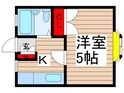 コ－ポ８８の間取図