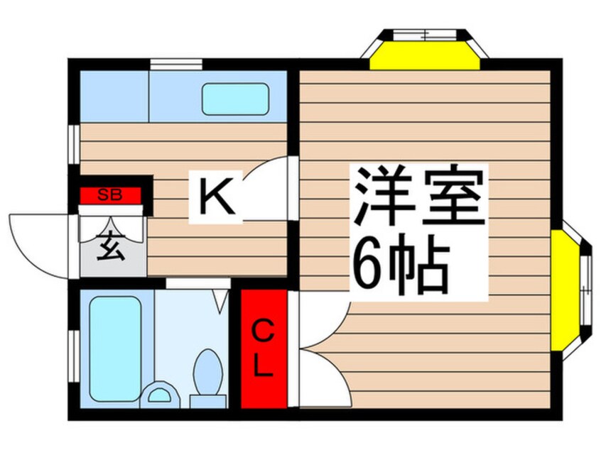 間取図 コ－ポ８８