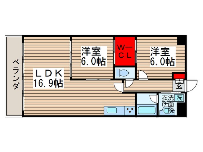 間取り図 ボワ・デ・コガネ