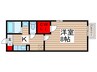 エクセルハイツ 1Kの間取り
