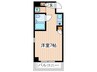 バ－ドハイツ 1Rの間取り