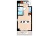 バ－ドハイツ 1Rの間取り