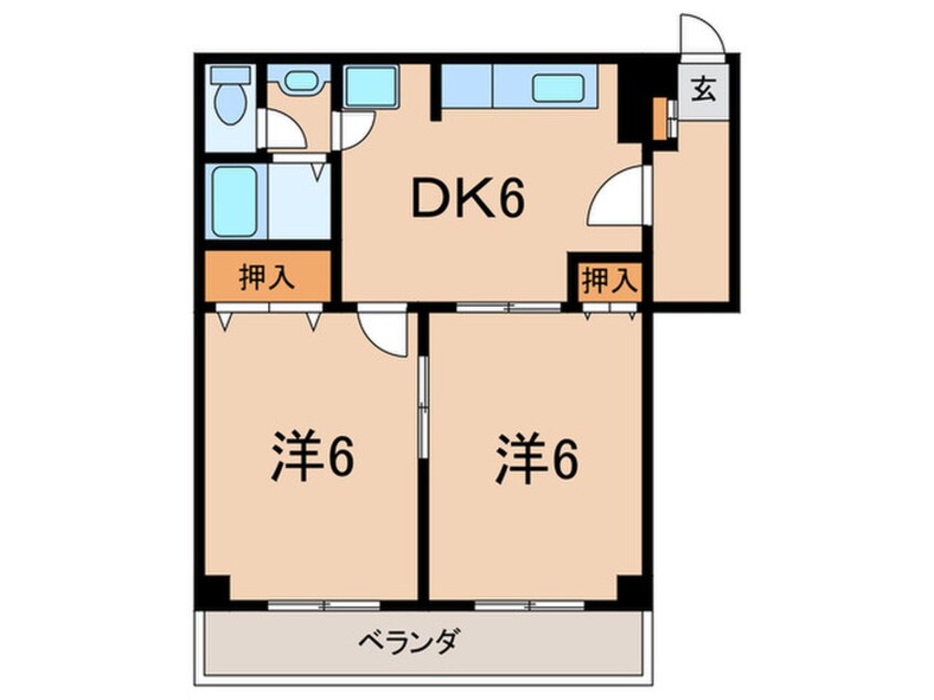 間取図 等々力ＱＳハイム