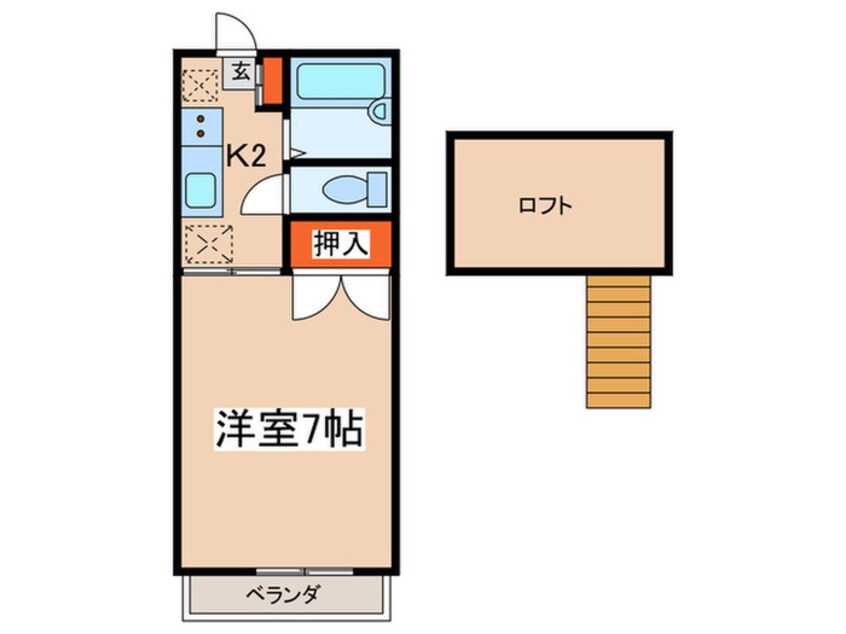 間取図 モンシャトー・オキ