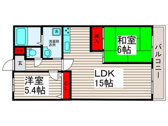 間取図 プリマベ－ラ