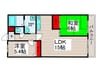 プリマベ－ラ 2LDKの間取り