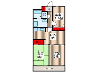 間取図 プリマベ－ラ