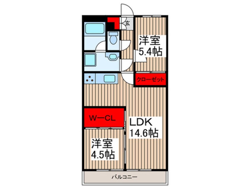 間取図 プリマベ－ラ