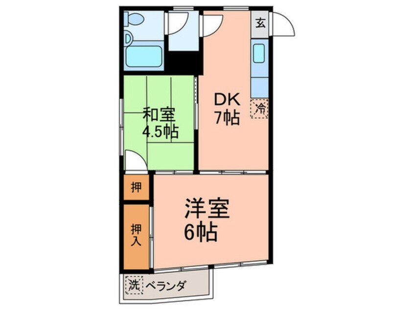 間取図 光ハウス（１Ｆ・３Ｆ）