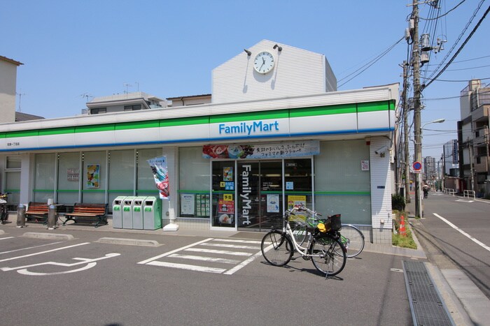 ファミリーマート荏原一丁目店(コンビニ)まで109m 光ハウス（１Ｆ・３Ｆ）