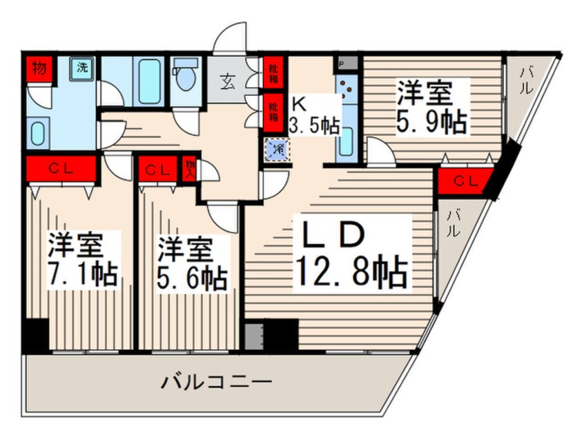 間取図 アルタイル・Ｍ