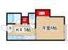 フジコ－ポ１ 1Kの間取り