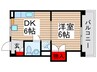 第一山田ビル 1DKの間取り