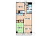 ﾗｲｵﾝｽﾞﾏﾝｼｮﾝ多摩ｾﾝﾀｰ（405号室） 3DKの間取り
