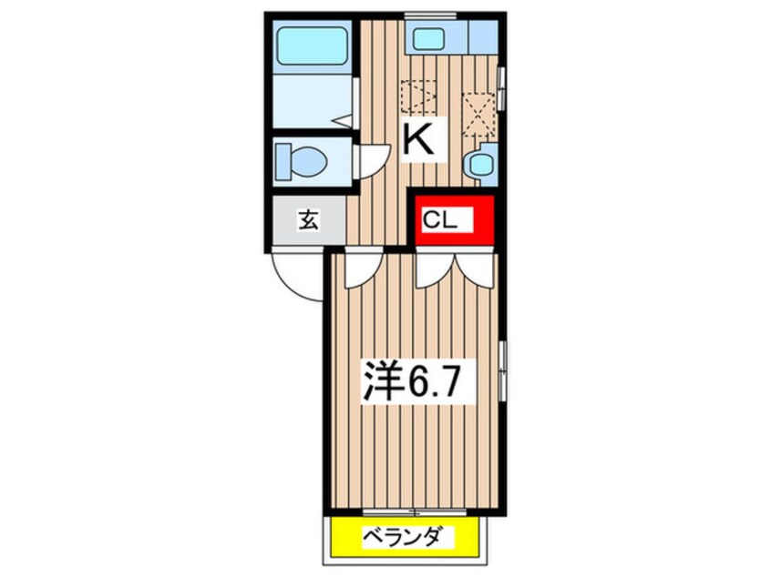 間取図 メゾンセレーナⅡ