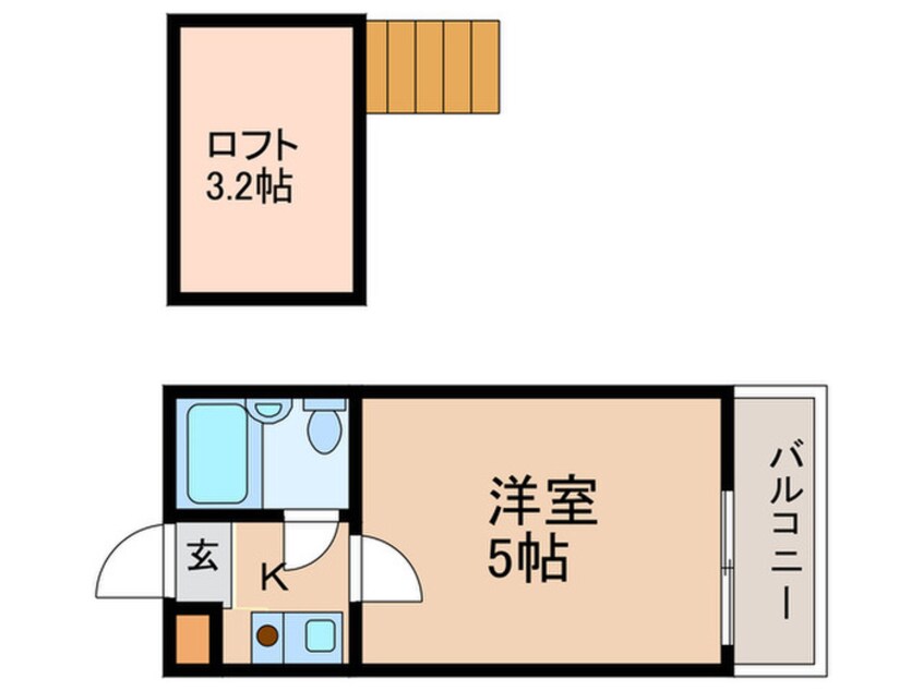 間取図 ソレイユ富士見Ｂ