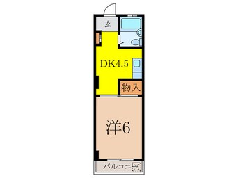 間取図 トシハイツ