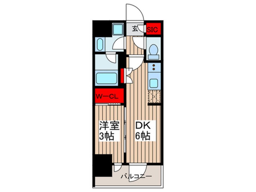 間取図 IPSE東京月島