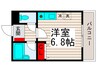 グランシャレー島根Ⅲ 1Rの間取り