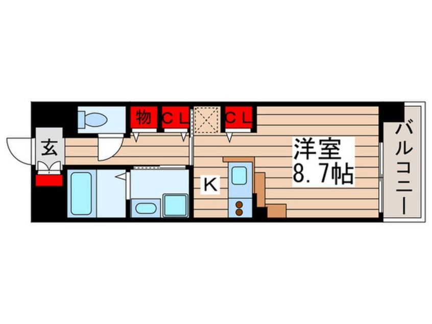 間取図 フォルトゥ－ナコンテ