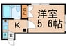 カーサヴェルデ石神井公園 1Kの間取り