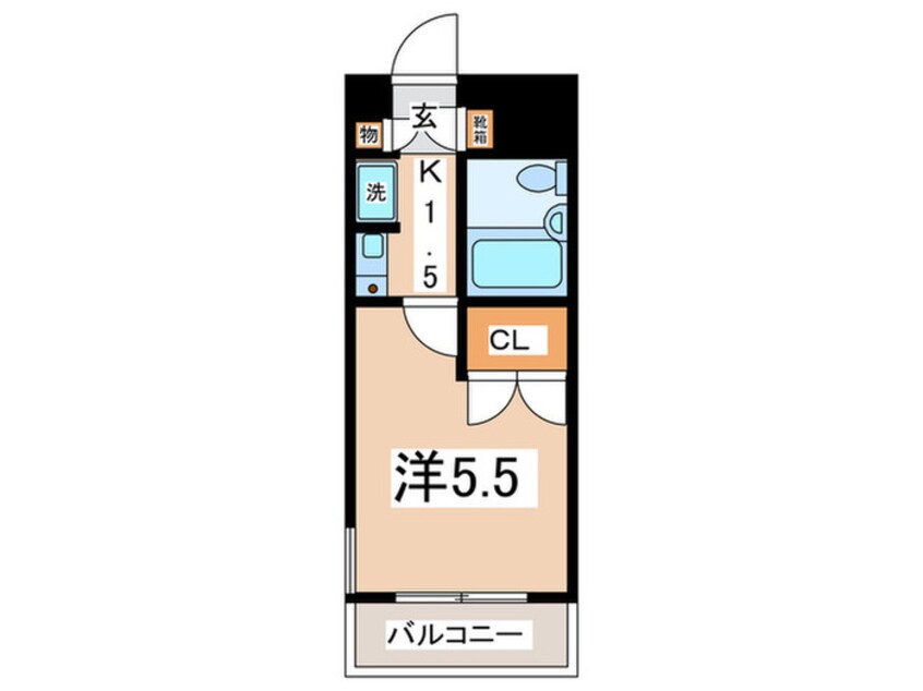 間取図 ダイホープラザ相模原Ⅲ(203)