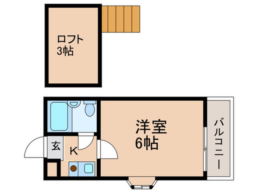 間取図 ソレイユ富士見Ａ