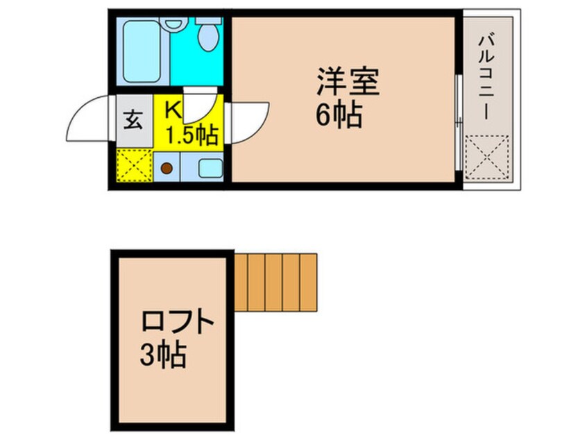 間取図 ソレイユ富士見Ａ