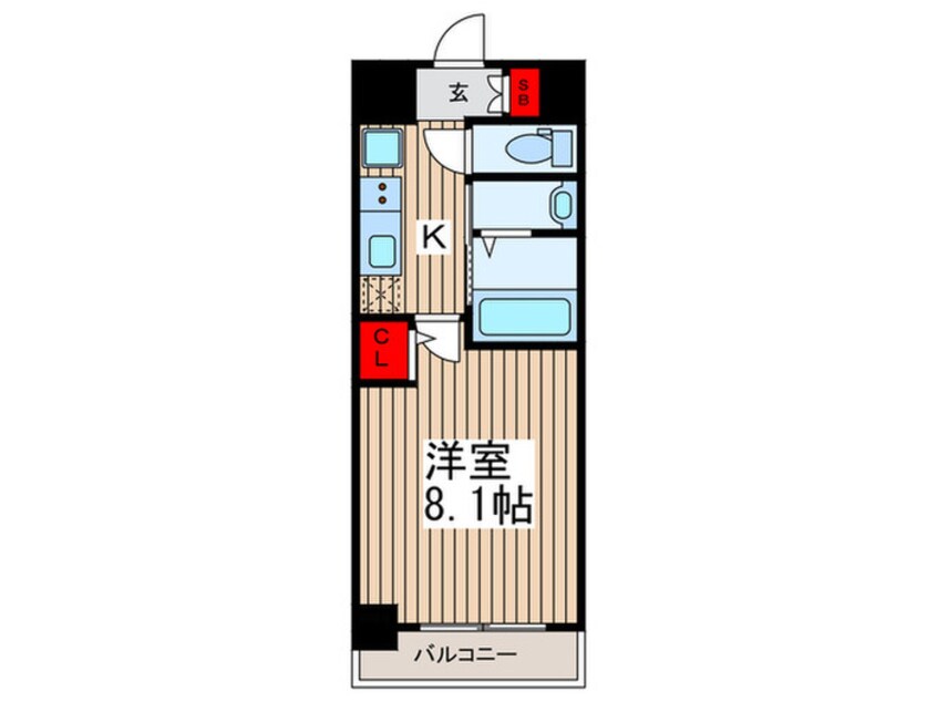 間取図 S-RESIDENCE錦糸町パークサイド